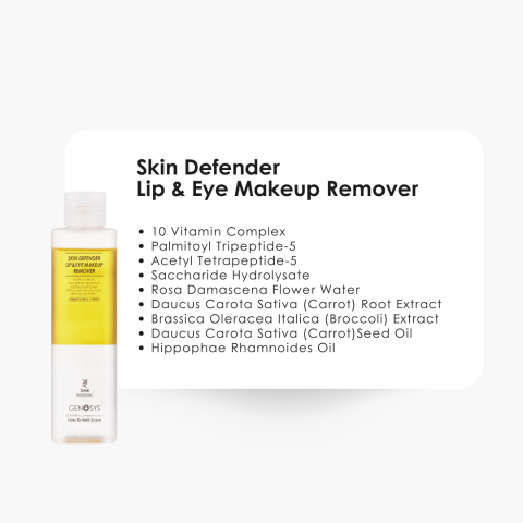 SKIN DEFENDER LIP & EYE MAKEUP REMOVER 200 ML