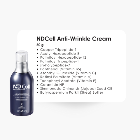 NDCELL ANTI-WRINKLE CREAM 50 ML - NWC