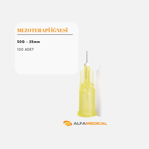 30 G - 25 mm - 100 adet