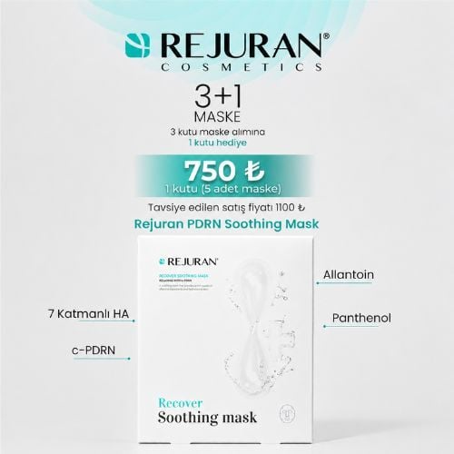 Rejuran PDRN Soothing Mask 3+1 Kampanya